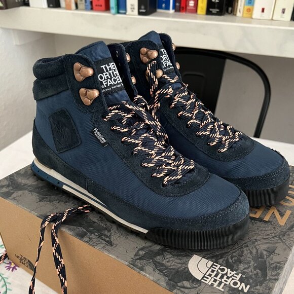 North Face Women's Waterproof Back to Berkeley II Boots Navy size 8.5 - Picture 3 of 8